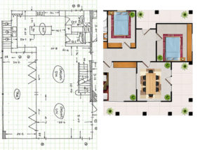 Floor Plan Textured