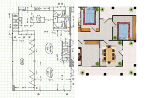 Floor Plan Textured