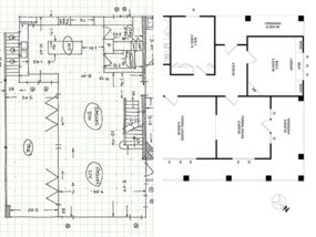 Floor Plan B&W, Digital Floor Plan